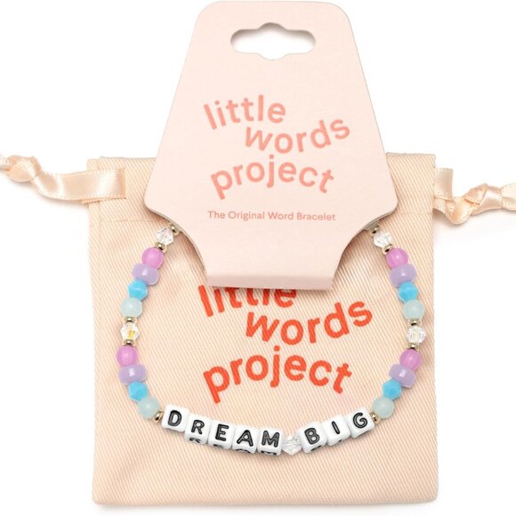 Dream Big Beaded Bracelet Colorful Handcrafted Inspirational Adjustable - Picture 2 of 8